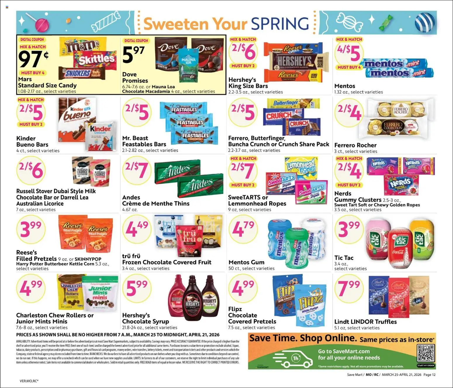 Save Mart Big Book of Savings - valid from 25.03.2026 | Page: 12 | Products: Wire, Milk, Chocolate, Kettle