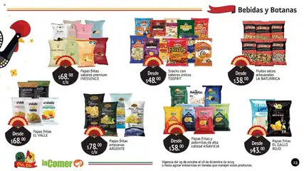 Vista previa de La Comer folleto Olá, Olé, nuevo folleto de la tienda, válido en México a partir del 29.10.2025 | Página: 23 | Productos: Pimienta, Papas fritas, Mouse