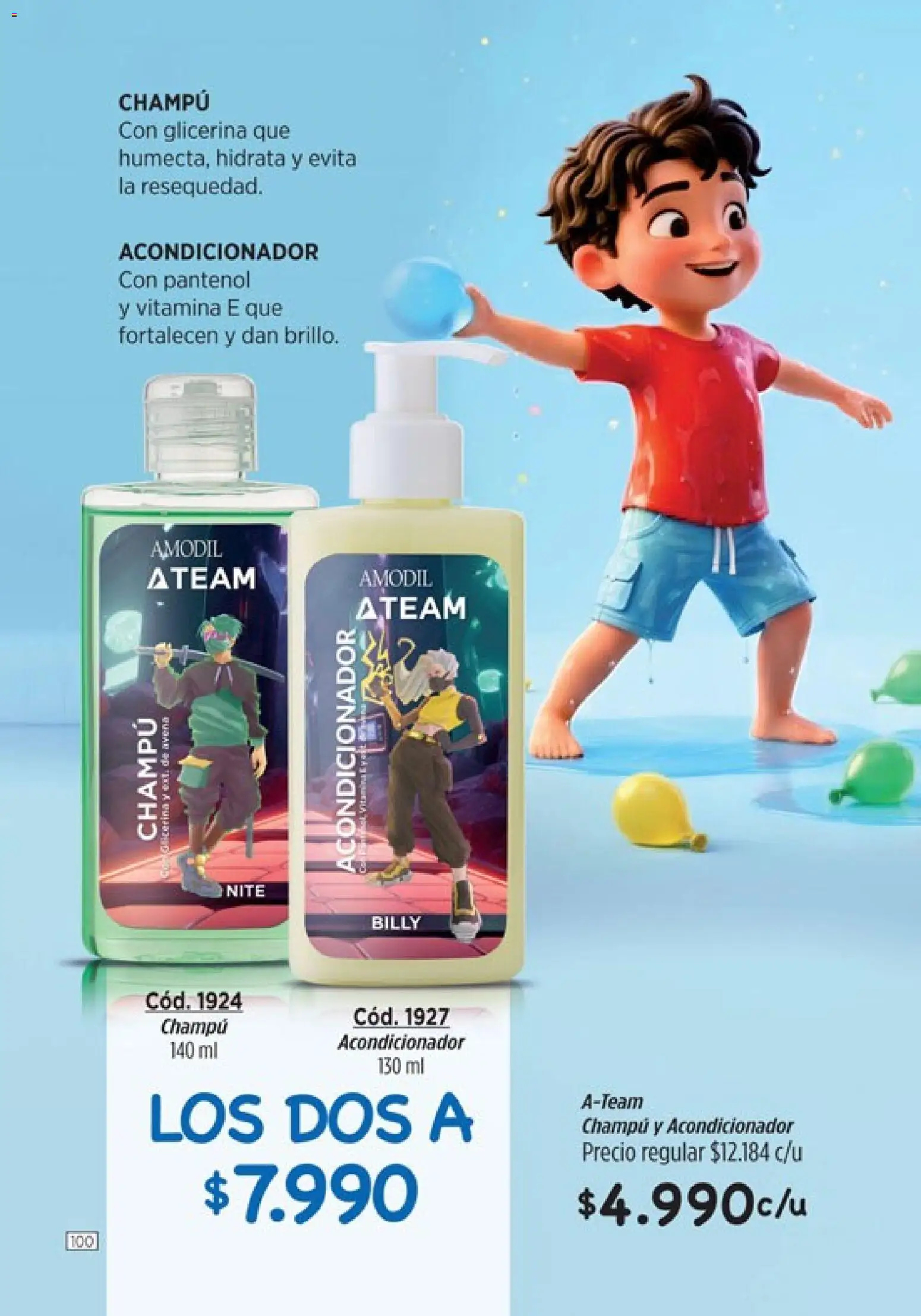 Catálogo Amodil Campaña 3 │ válido desde el 01.03.2026 | Página: 100 | Productos: Champú, Acondicionador