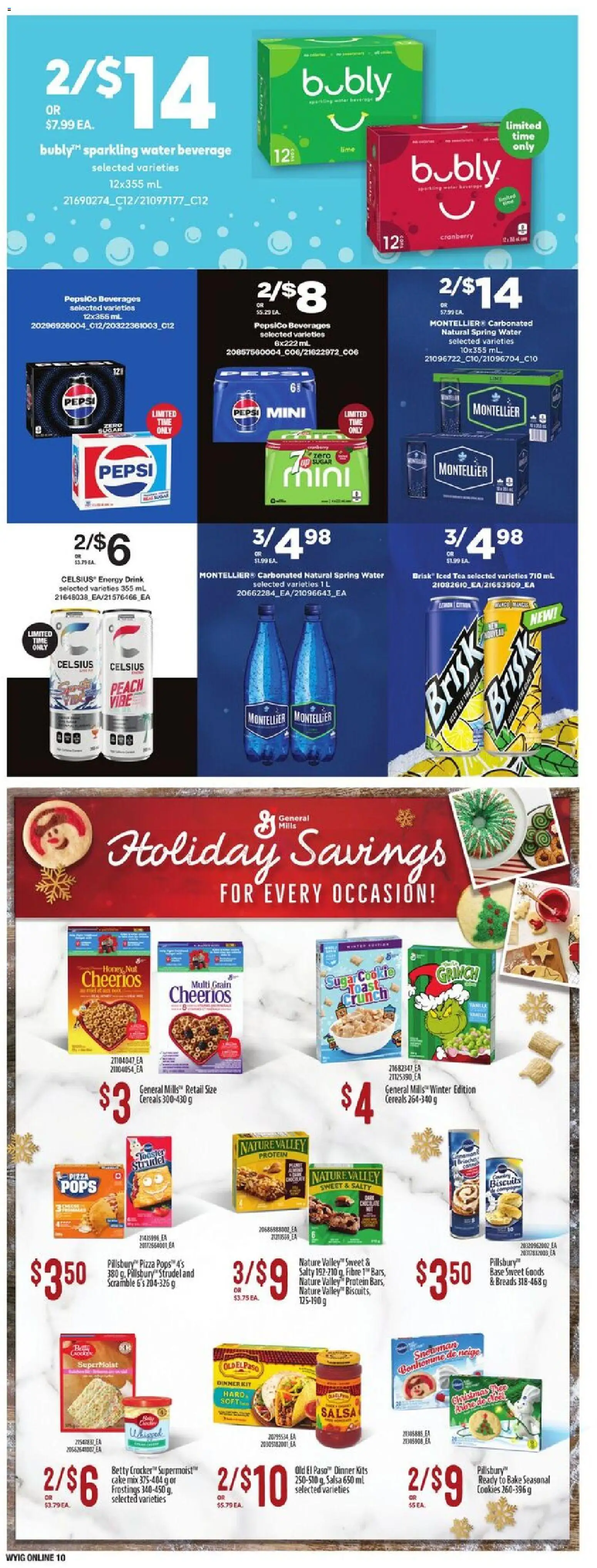 Loblaws flyer valid from 13.11.2025 | Page: 21 | Products: Tea, Cereals, Cookies, Toaster