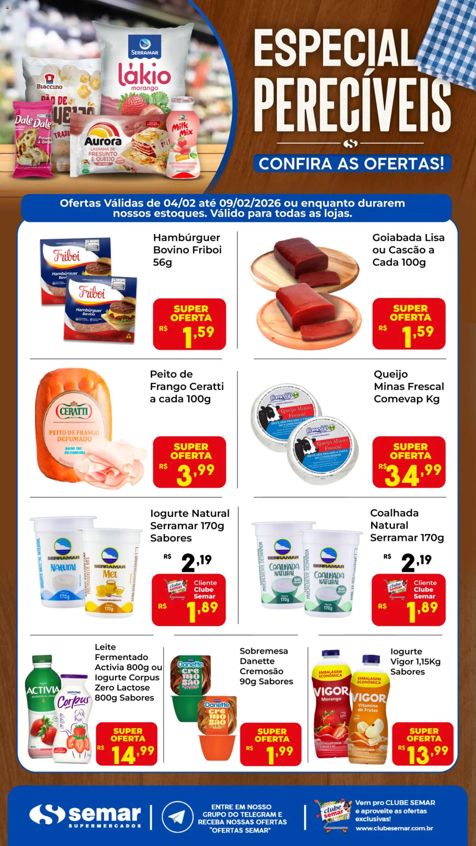 Semar Supermercado Folheto - válido de 04.02.2026 | Página: 1