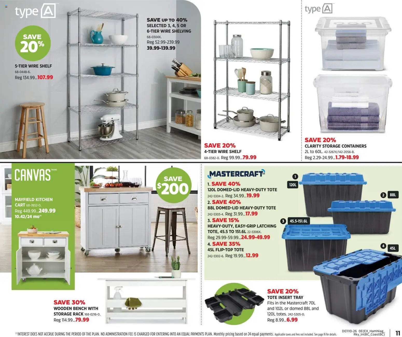 Canadian Tire flyer valid from 05.03.2026 | Page: 11 | Products: Shelf