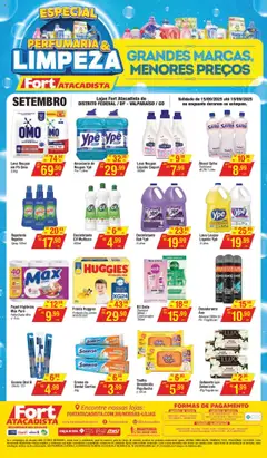Fort Atacadista - Ofertas Perfumaria e Limpeza - Pré-Visualização do folheto da loja Fort Atacadista, válido de 15.09.2025
