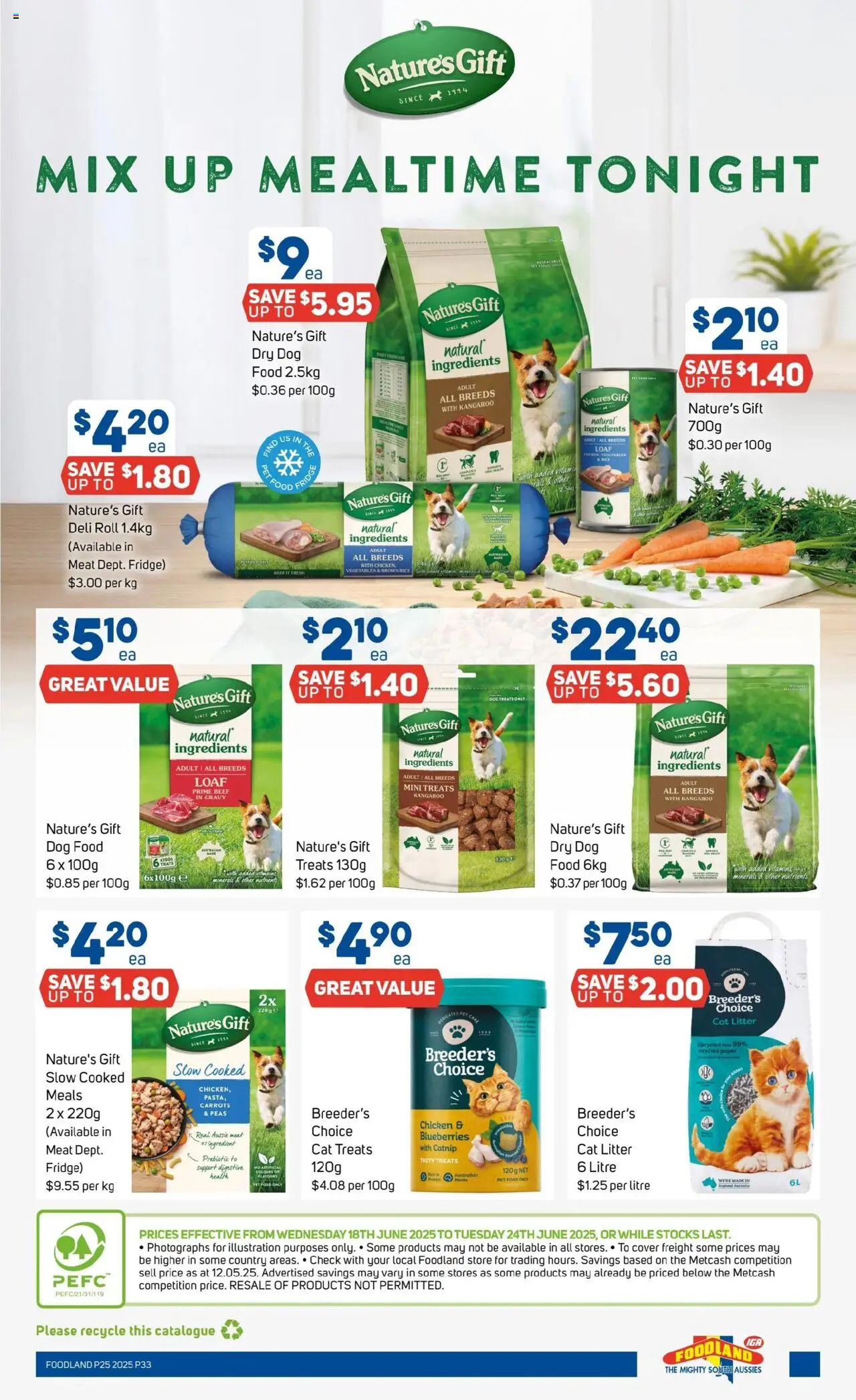Foodland catalogue - valid from 18.06.2025 | Page: 33 | Products: Rice, Dog food, Carrots, Blueberries