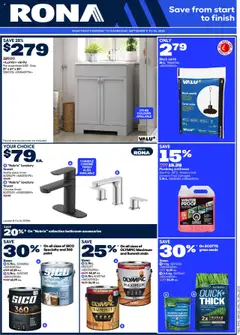 Preview of Rona weekly flyer / circulaire from shop Rona valid from 11.09.2025