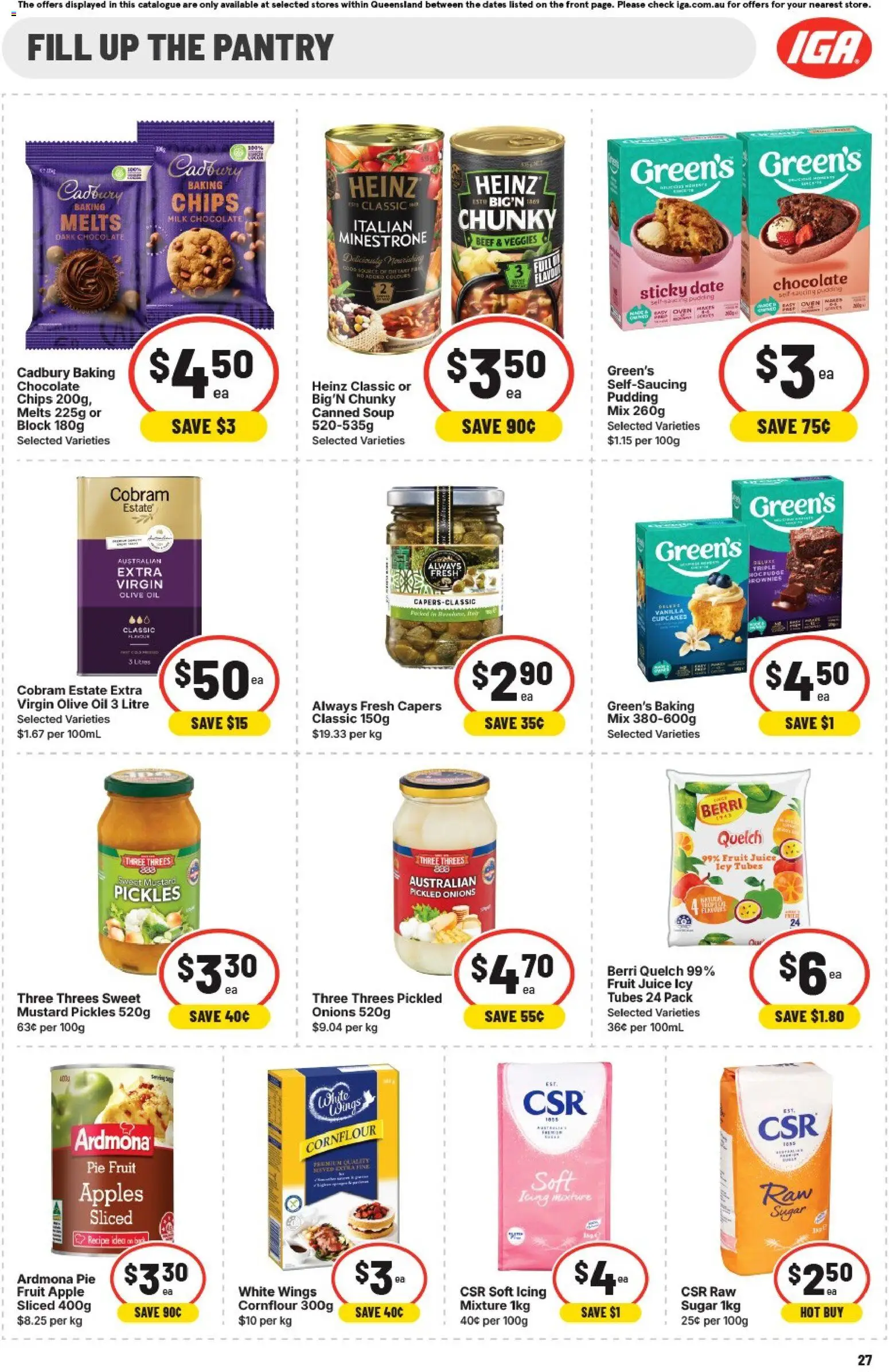 IGA catalogue - valid from 04.03.2026 | Page: 30 | Products: Cheese, Flour, Chicken, Beef