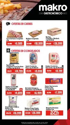 Vista previa Makro ofertas válido desde el 15.01.2026 | Página: 2 | Productos: Jamón cocido, Mortadela, Queso, Crema