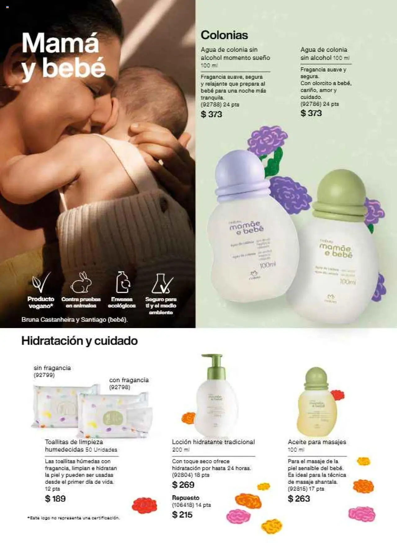 Nuevas ofertas de Natura válidas en toda la República Mexicana desde el 17.09.2025. ¡Encuentra las mejores ofertas en Natura - Campaña 15 2025! | Página: 164 | Productos: Agua, Toallitas húmedas, Aceite, Loción