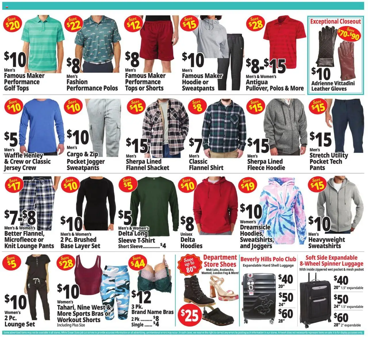Ocean State Job Lot Weekly Ad - MA - valid from 25.09.2025 | Page: 3 | Products: Shirt, Hoodie, Shorts, Gloves
