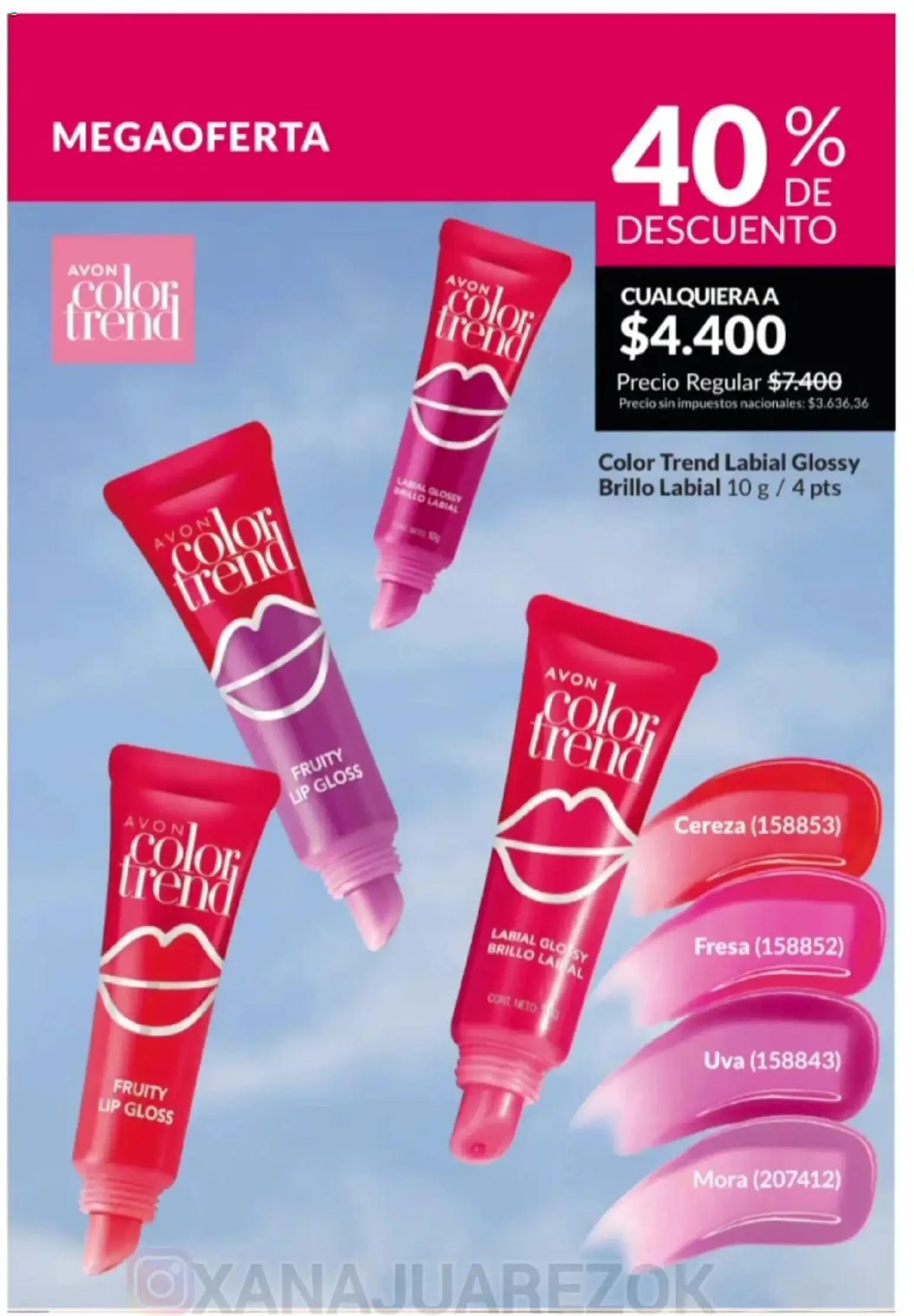 Avon - Campaña 3/2026 │ válido desde el 01.03.2026 | Página: 58 | Productos: Brillo, Uva