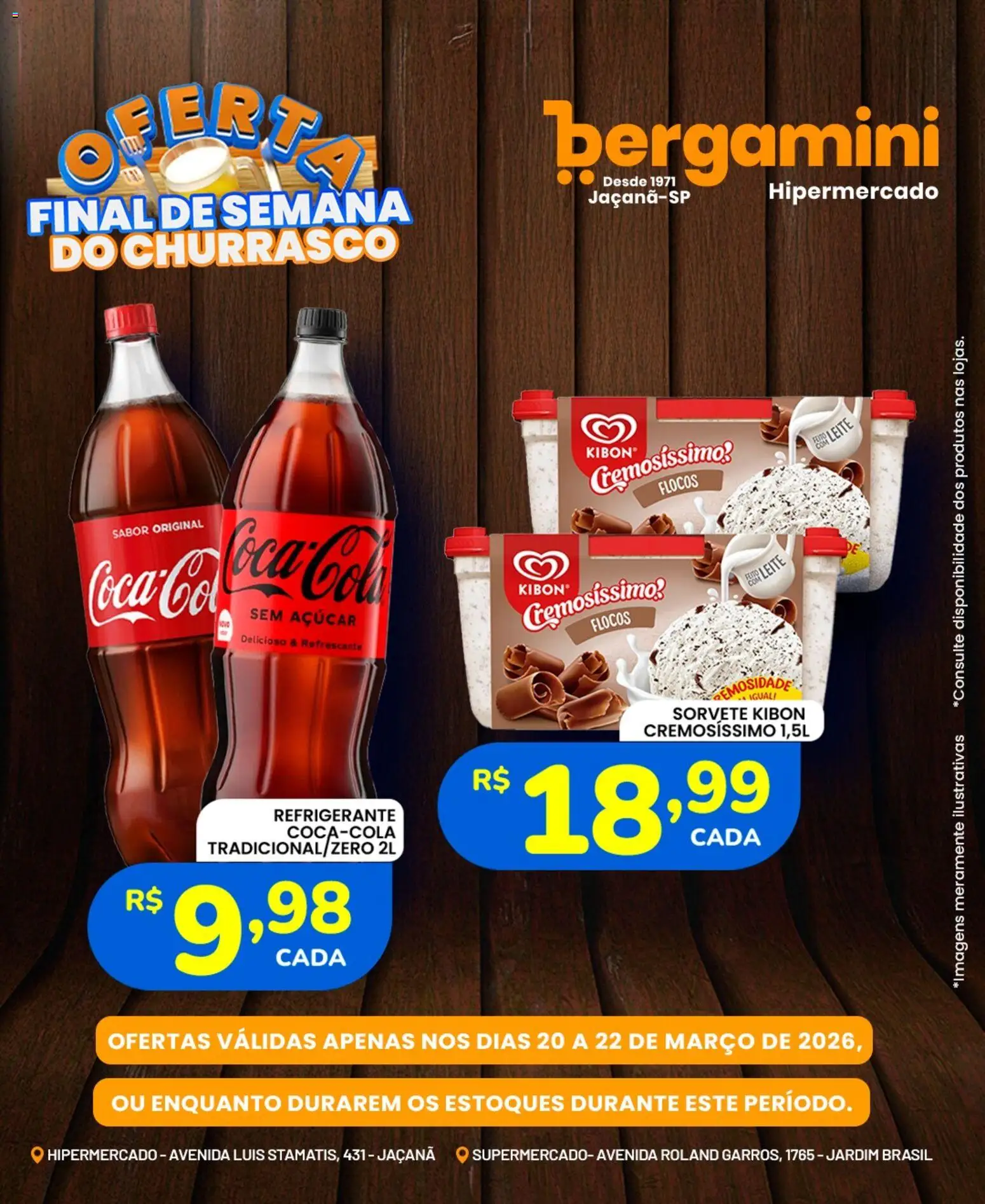 Supermercado Bergamini Folheto - válido de 20.03.2026 | Página: 7 | Produtos: Leite, Flocos, Açúcar, Refrigerante
