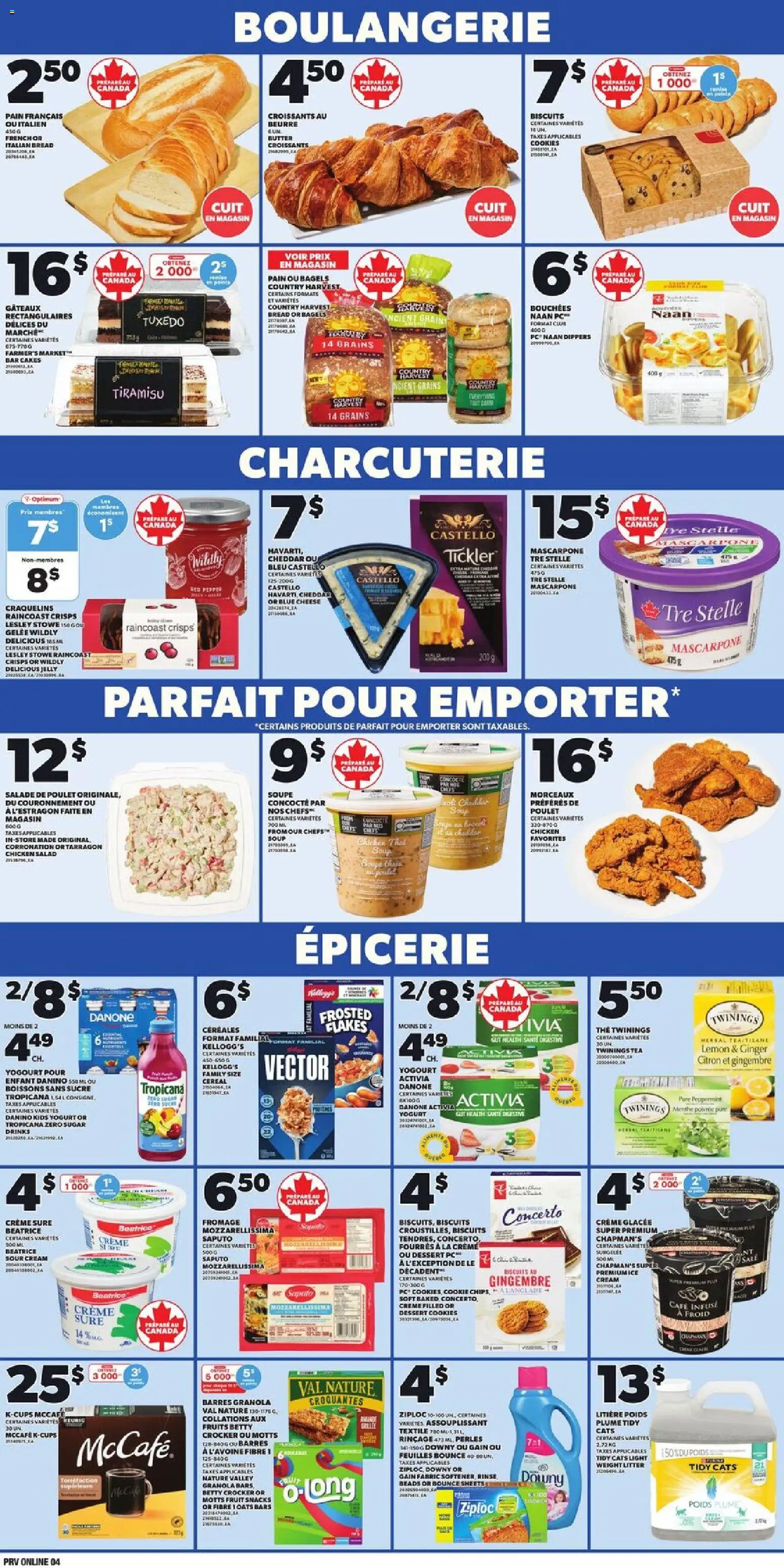 Provigo flyer valid from 11.12.2025 | Page: 5 | Products: Sour cream, Salad, Yogurt, Bread