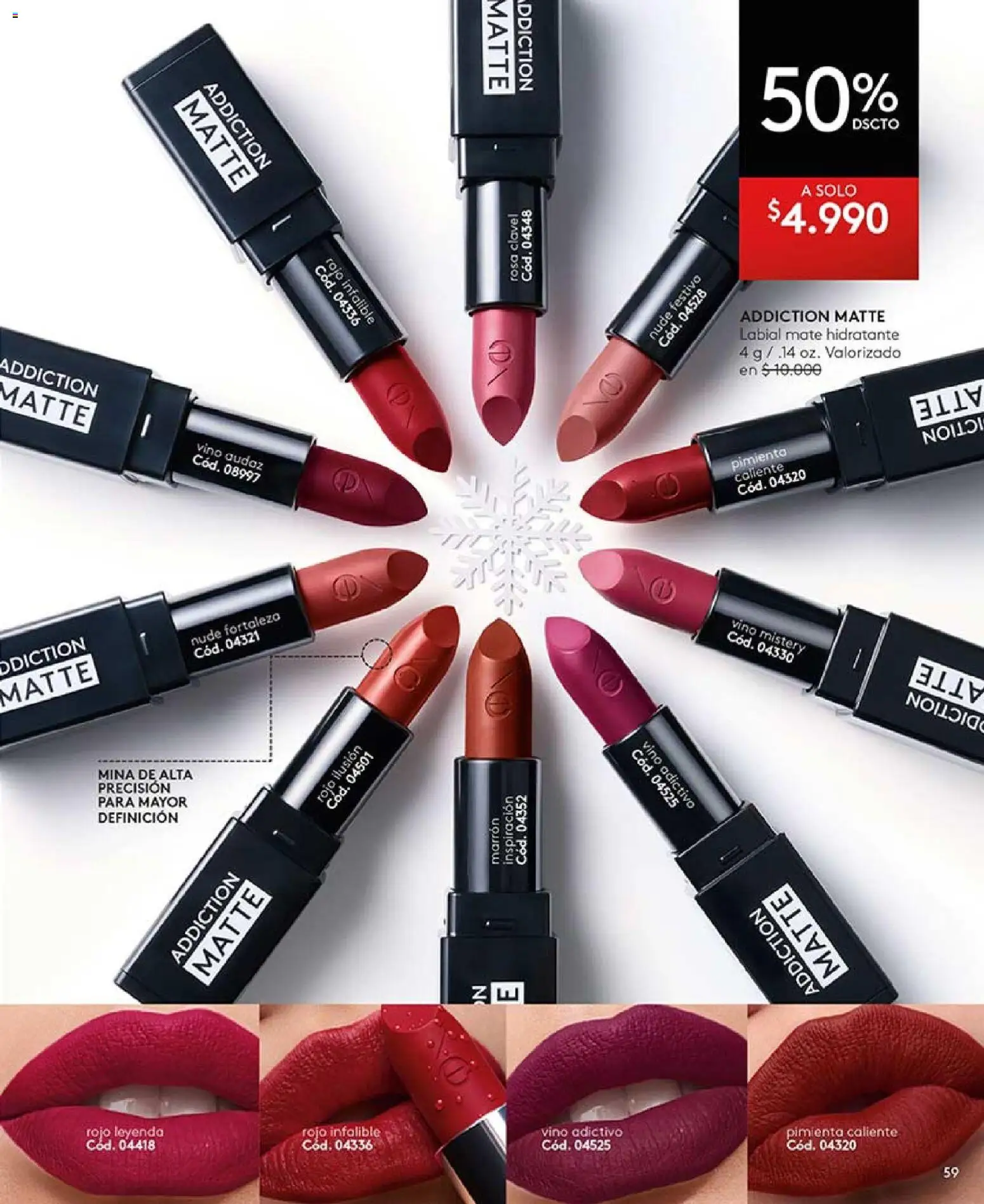 Catálogo Ésika Campaña 18 │ válido desde el 01.12.2025 | Página: 59 | Productos: Pimienta, Pimiento, Mate, Vino