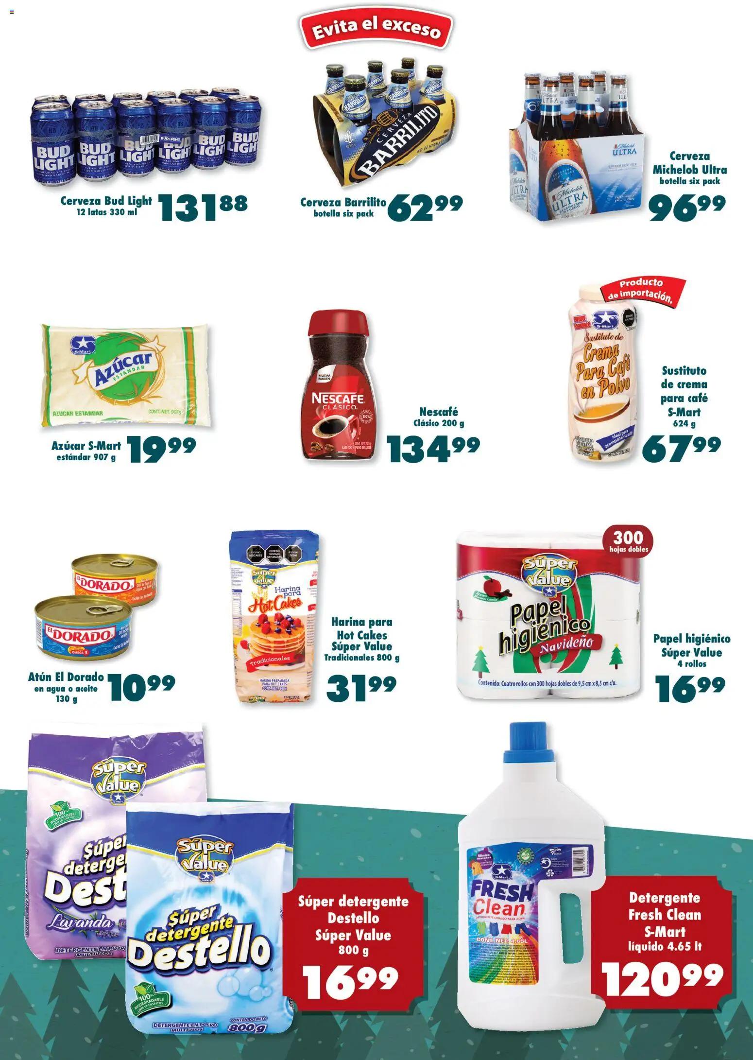 Nuevas ofertas de S-Mart válidas en toda la República Mexicana desde el 07.11.2025. ¡Encuentra las mejores ofertas en S-Mart folleto Juárez! | Página: 5 | Productos: Detergente, Crema, Agua, Botella