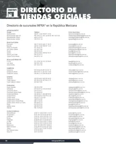 Vista previa de Infra catálogo Información técnica, nuevo folleto de la tienda, válido en México a partir del 07.01.2025 | Página: 8