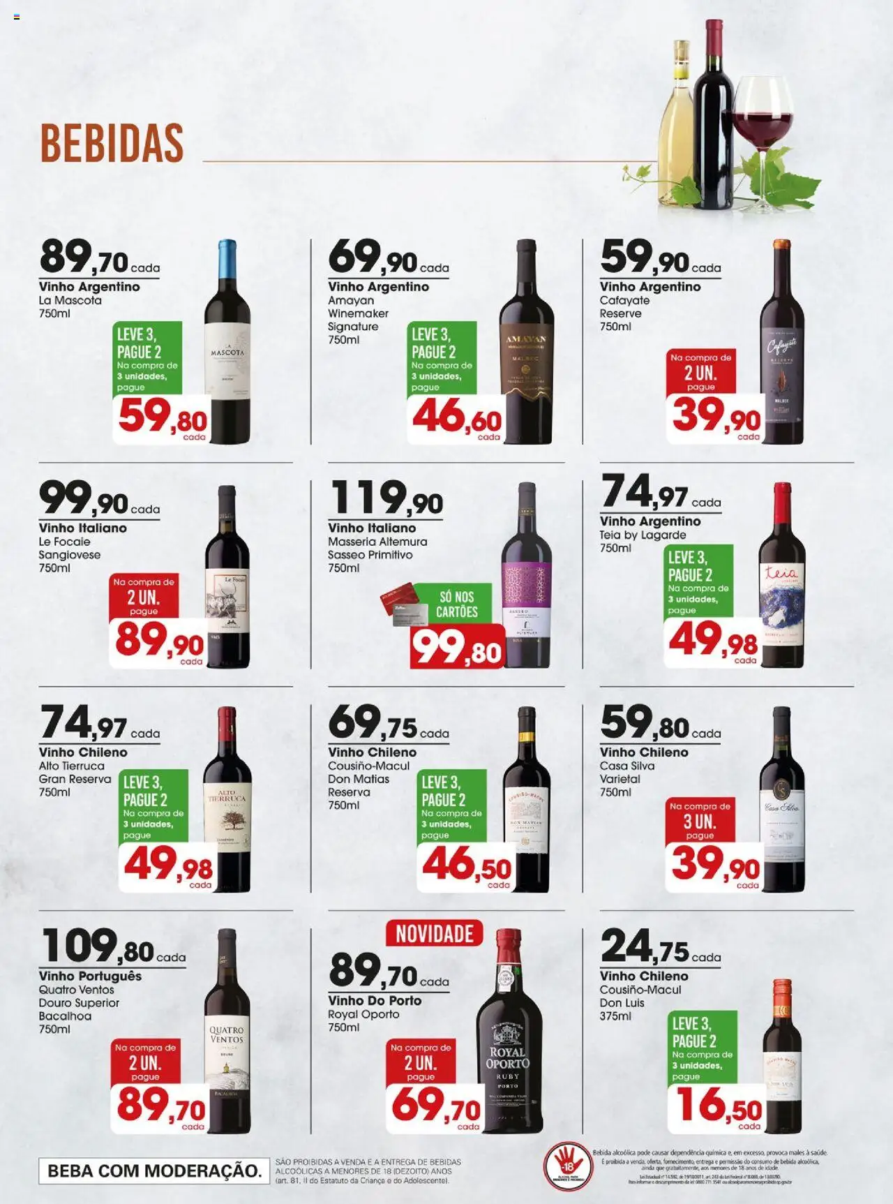 Zaffari Folheto - válido de 12.08.2025 | Página: 13 | Produtos: Vinho, Bebida