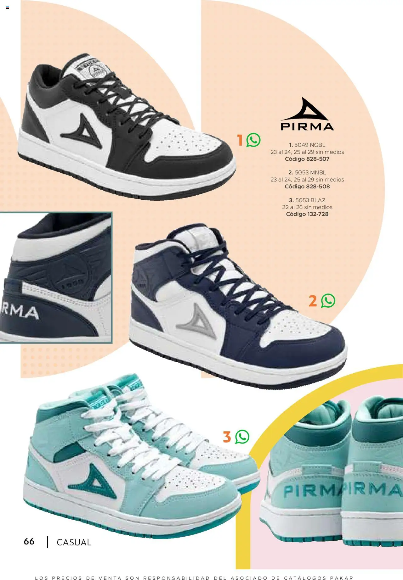 Nuevas ofertas de SC Pakar válidas en toda la República Mexicana desde el 24.07.2025. ¡Encuentra las mejores ofertas en SC Pakar - Catálogo Casual otoño / invierno! | Página: 66