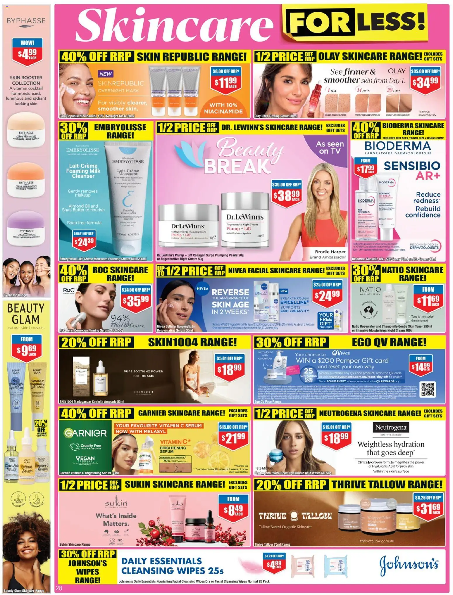 Chemist Warehouse catalogue - valid from 26.02.2026 | Page: 28 | Products: Water, Collagen, Night cream, Retinol