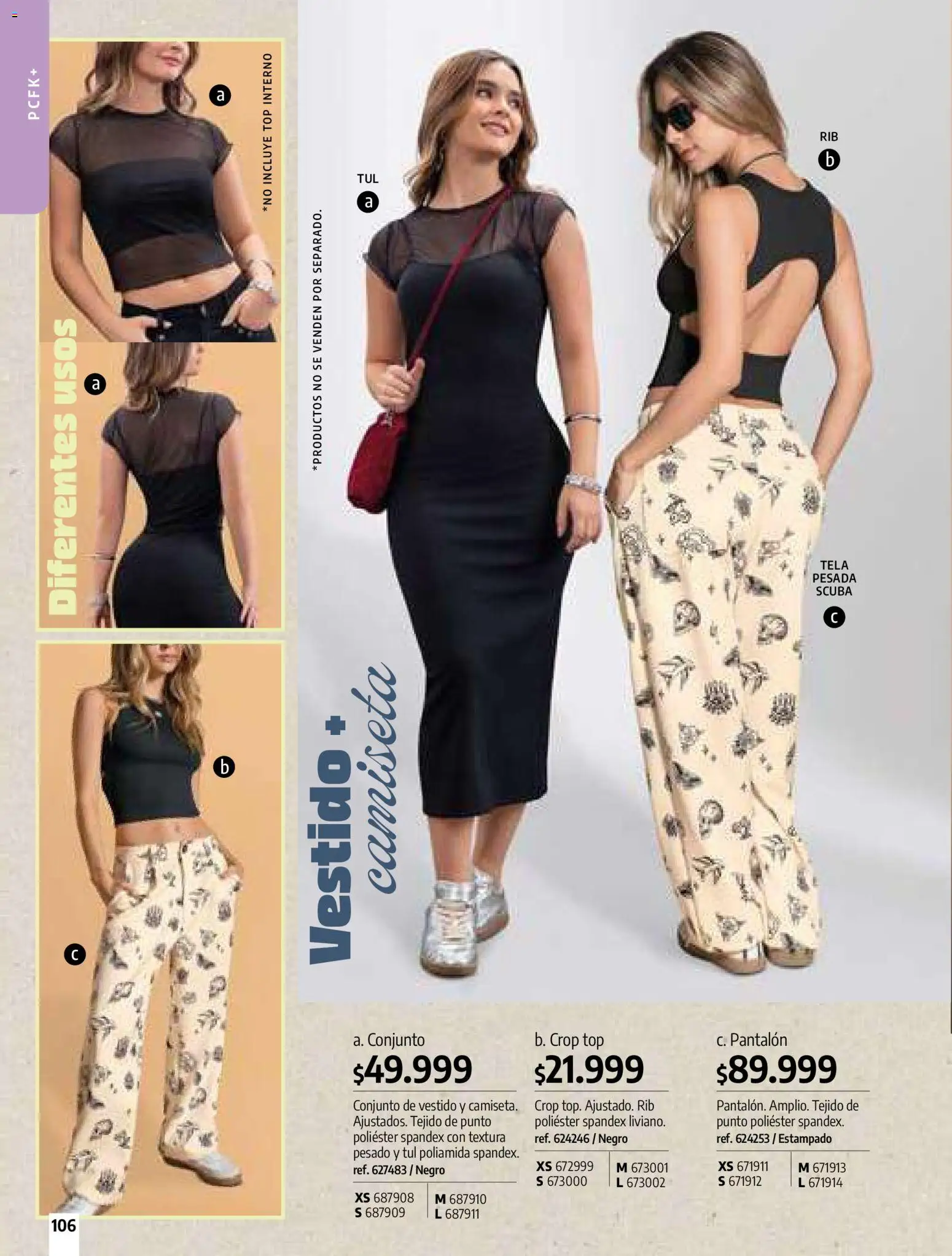 Pacifika revista - valida desde el 24.02.2026 | Página: 108 | Productos: Camiseta, Top, Vestido, Conjunto