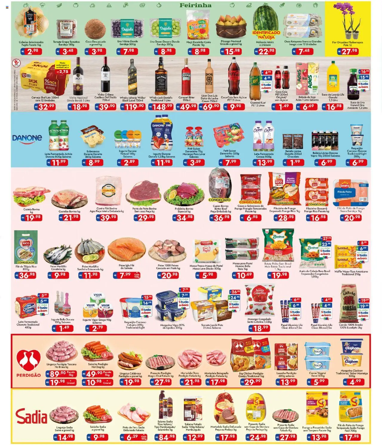 Supermercados Rondon Folheto - válido de 10.10.2025 | Página: 2 | Produtos: Coco, Fraldinha, Suco, Bandeja