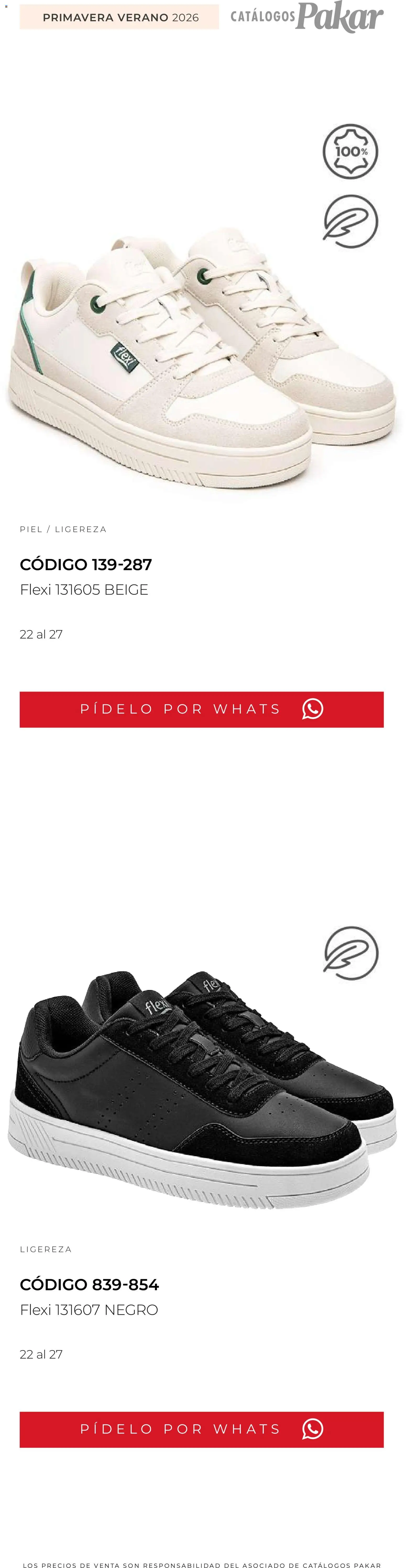 Nuevas ofertas de SC Pakar válidas en toda la República Mexicana desde el 04.03.2026. ¡Encuentra las mejores ofertas en SC Pakar catálogo Flexi PV26! | Página: 135