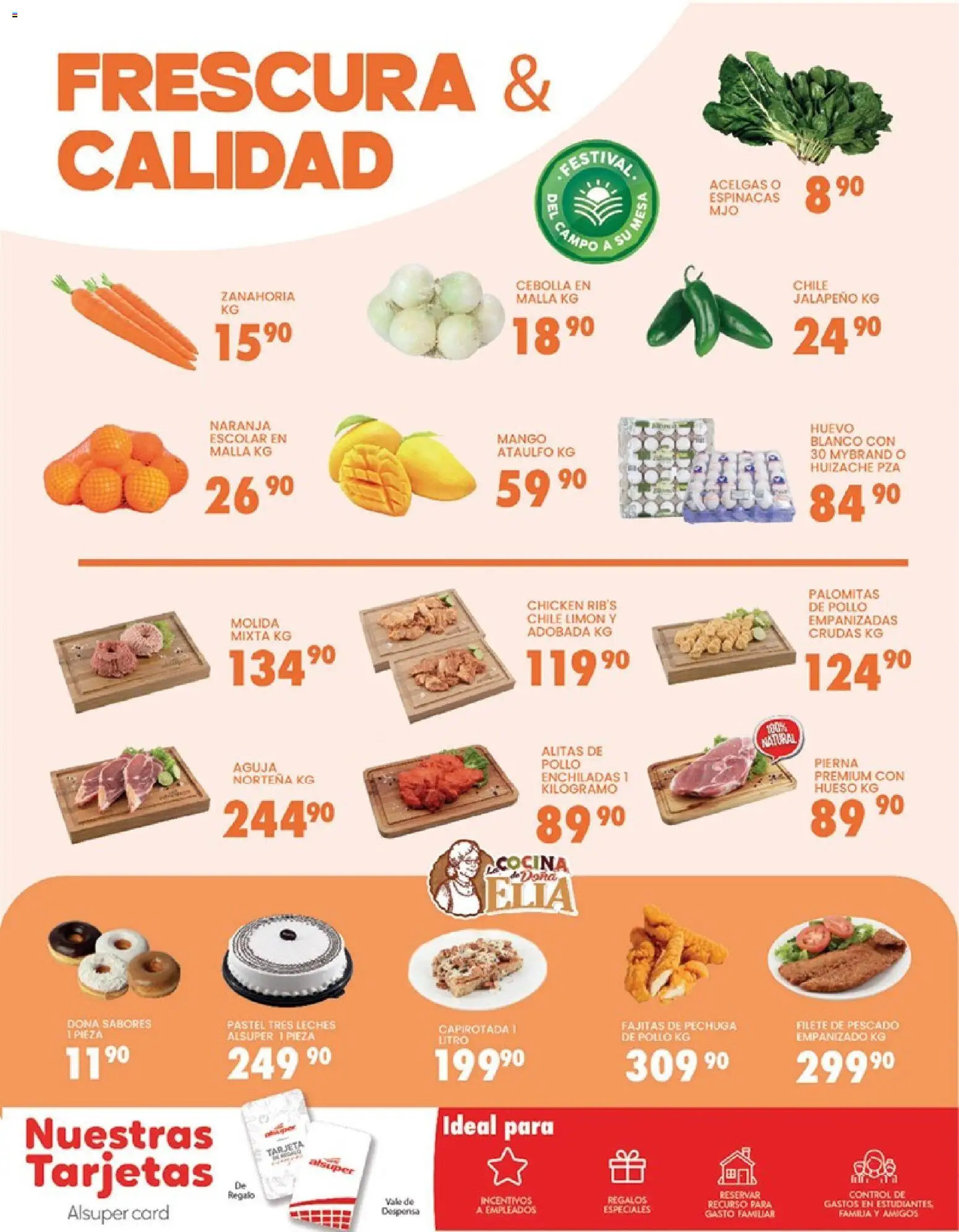Nuevas ofertas de Alsuper válidas en toda la República Mexicana desde el 20.02.2026. ¡Encuentra las mejores ofertas en Alsuper folleto Zacatecas! | Página: 6 | Productos: Mango, Mesa, Malla, Zanahoria