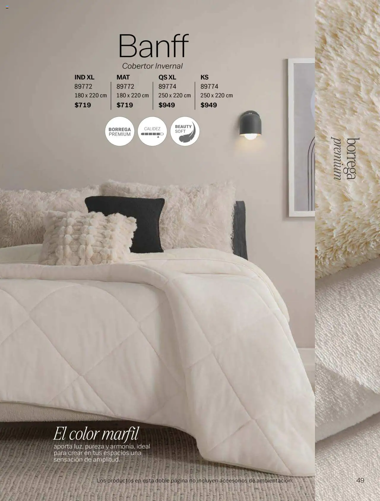 Nuevas ofertas de Vianney válidas en toda la República Mexicana desde el 15.08.2025. ¡Encuentra las mejores ofertas en Vianney - Catálogo Invierno! | Página: 51 | Productos: Cobertor