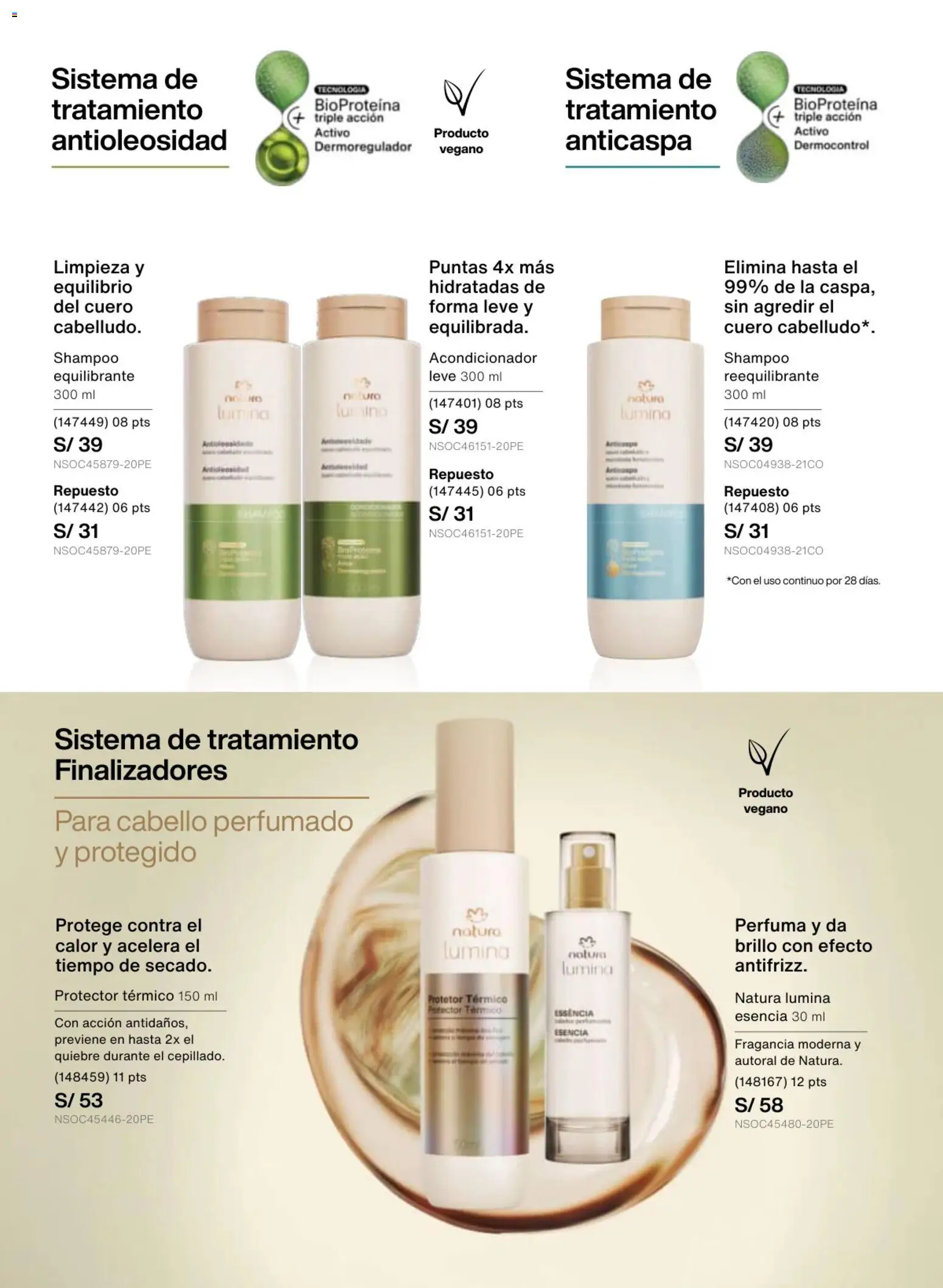 Catálogo Natura válido desde 18.02.2026 | Página: 132 | Productos: Shampoo, Acondicionador, Fragancia