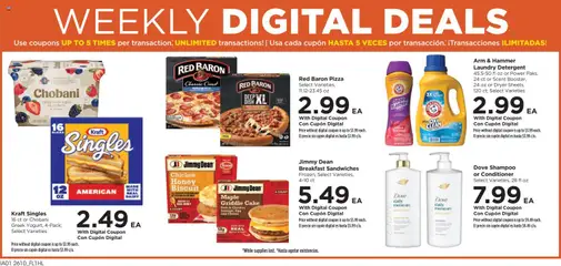 Preview of Food 4 Less weekly ads valid from 08.04.2026 | Page: 2 | Products: Griddle, Shampoo, Hammer, Cheese