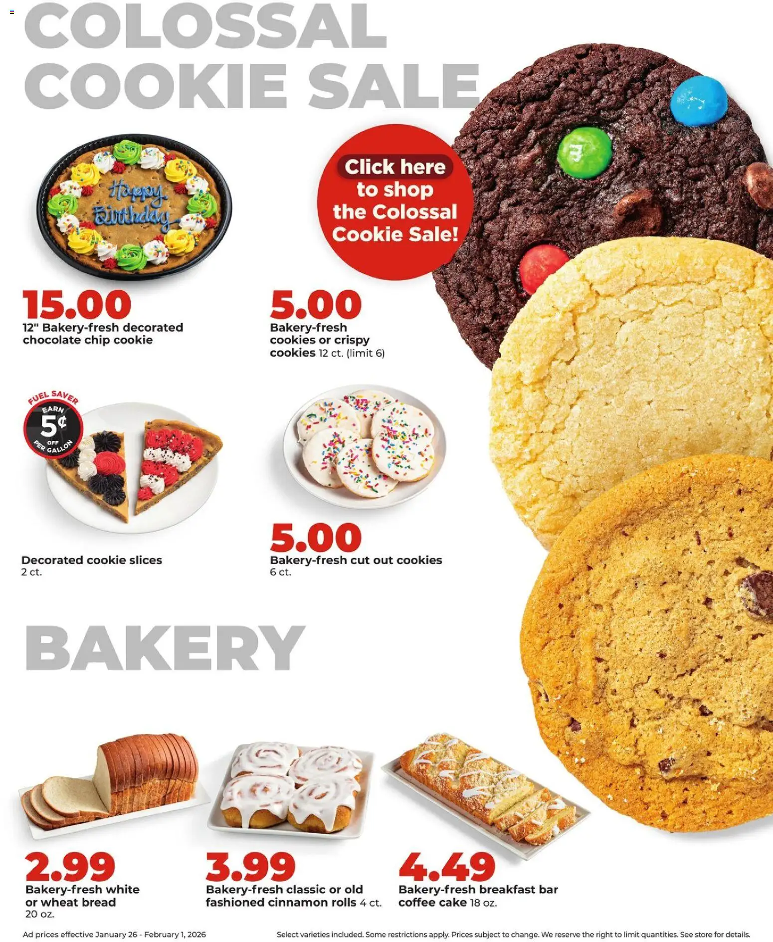 HyVee Weekly Ad - valid from 26.01.2026 | Page: 14 | Products: Bakery, Coffee, Chocolate, Chocolate Chip