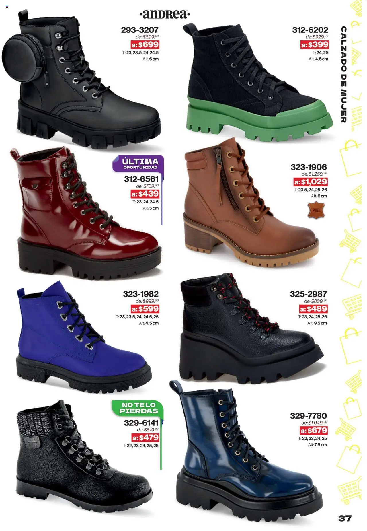 Nuevas ofertas de Andrea válidas en toda la República Mexicana desde el 10.08.2025. ¡Encuentra las mejores ofertas en Andrea - Catálogo Outlet! | Página: 37