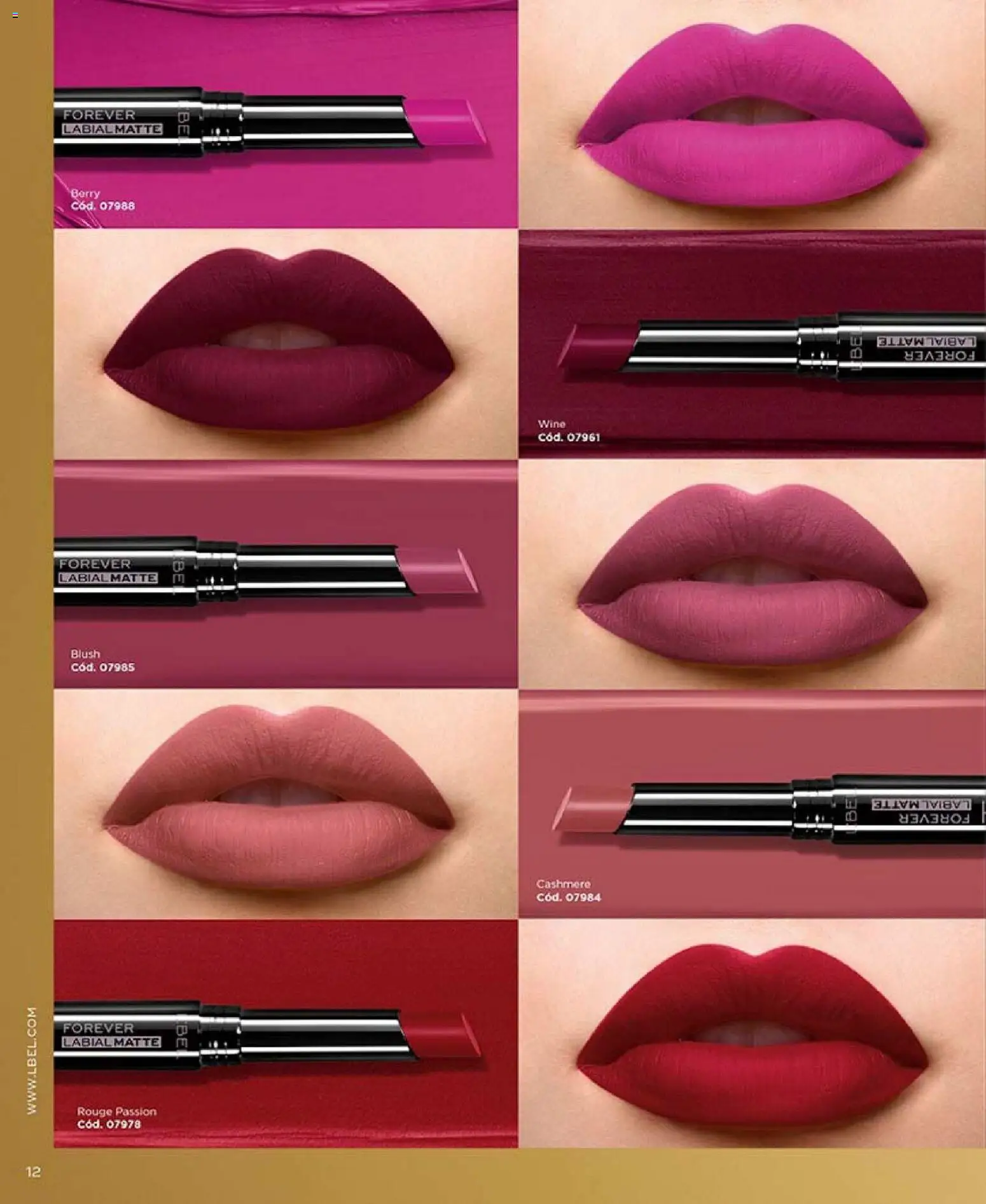 Catálogo L'Bel Campaña2x │ válido desde el 16.01.2026 | Página: 12 | Productos: Labial