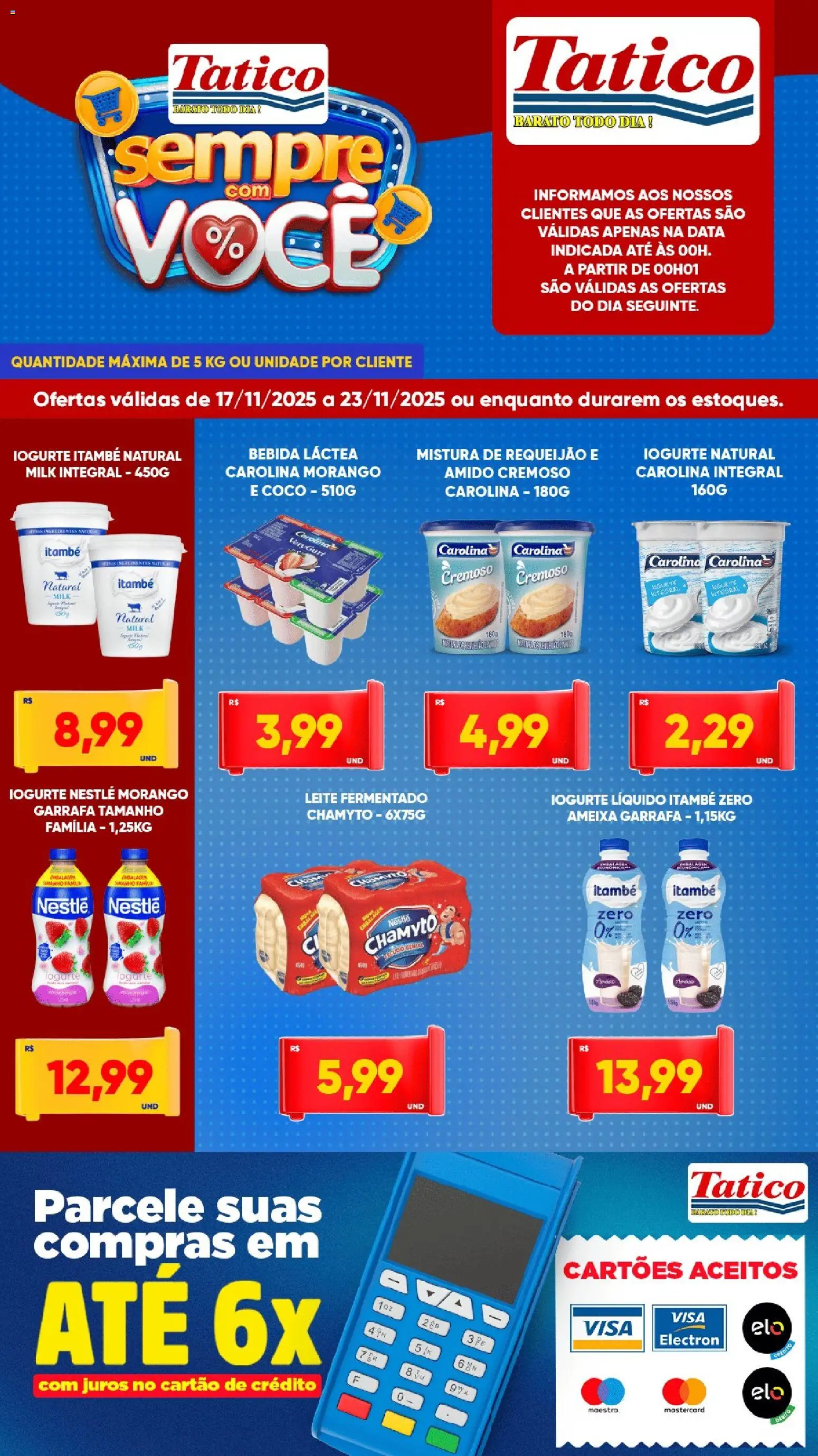 Tatico Folheto - válido de 17.11.2025 | Página: 2 | Produtos: Coco, Leite, Requeijão, Leite fermentado