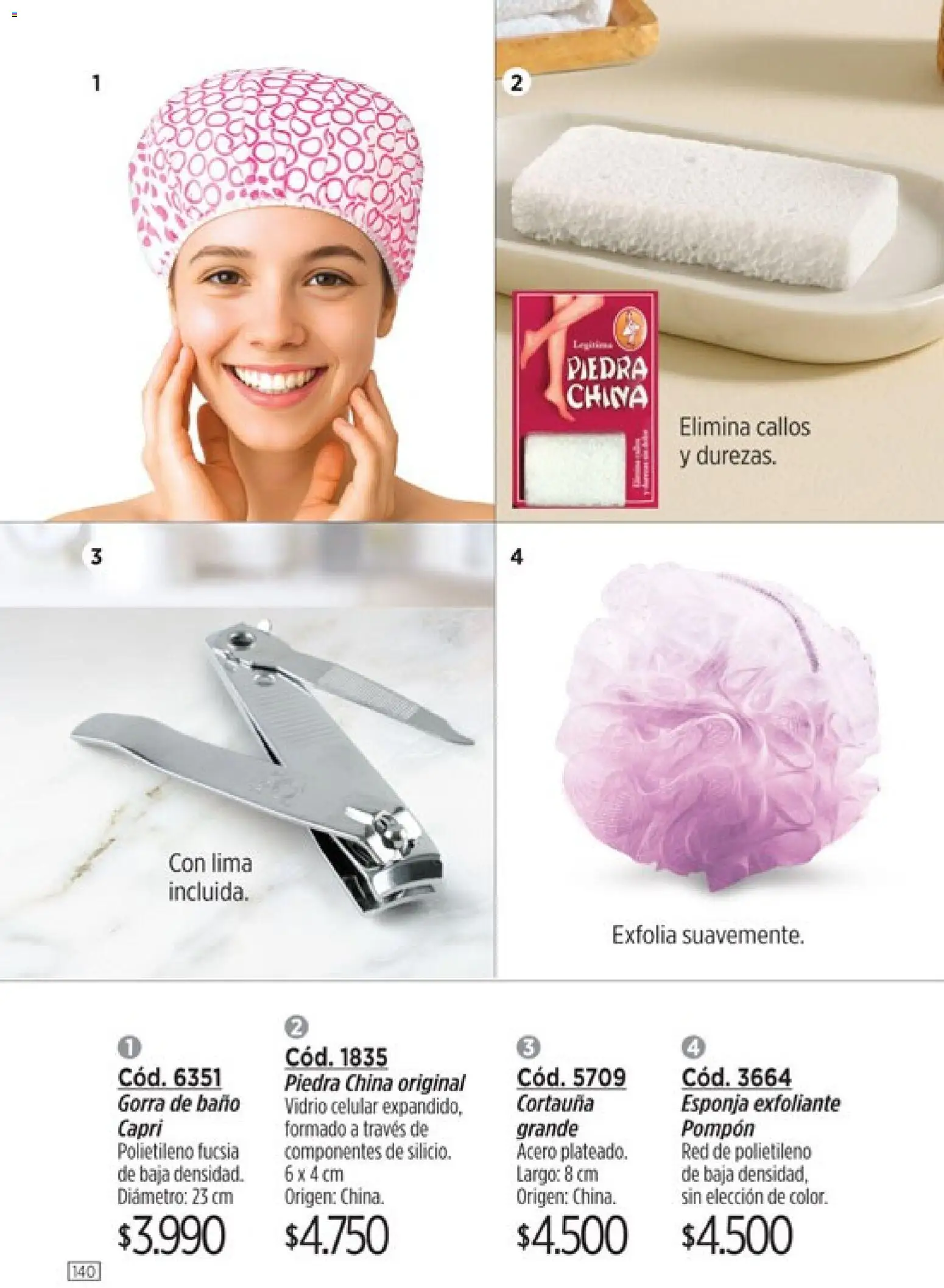 Amodil - Campaña 18/2025 │ válido desde el 30.11.2025 | Página: 140 | Productos: Gorra, Baño, Lima, Esponja