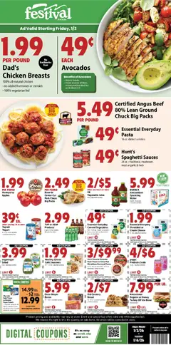 Preview of Festival Foods weekly ads valid from 02.01.2026