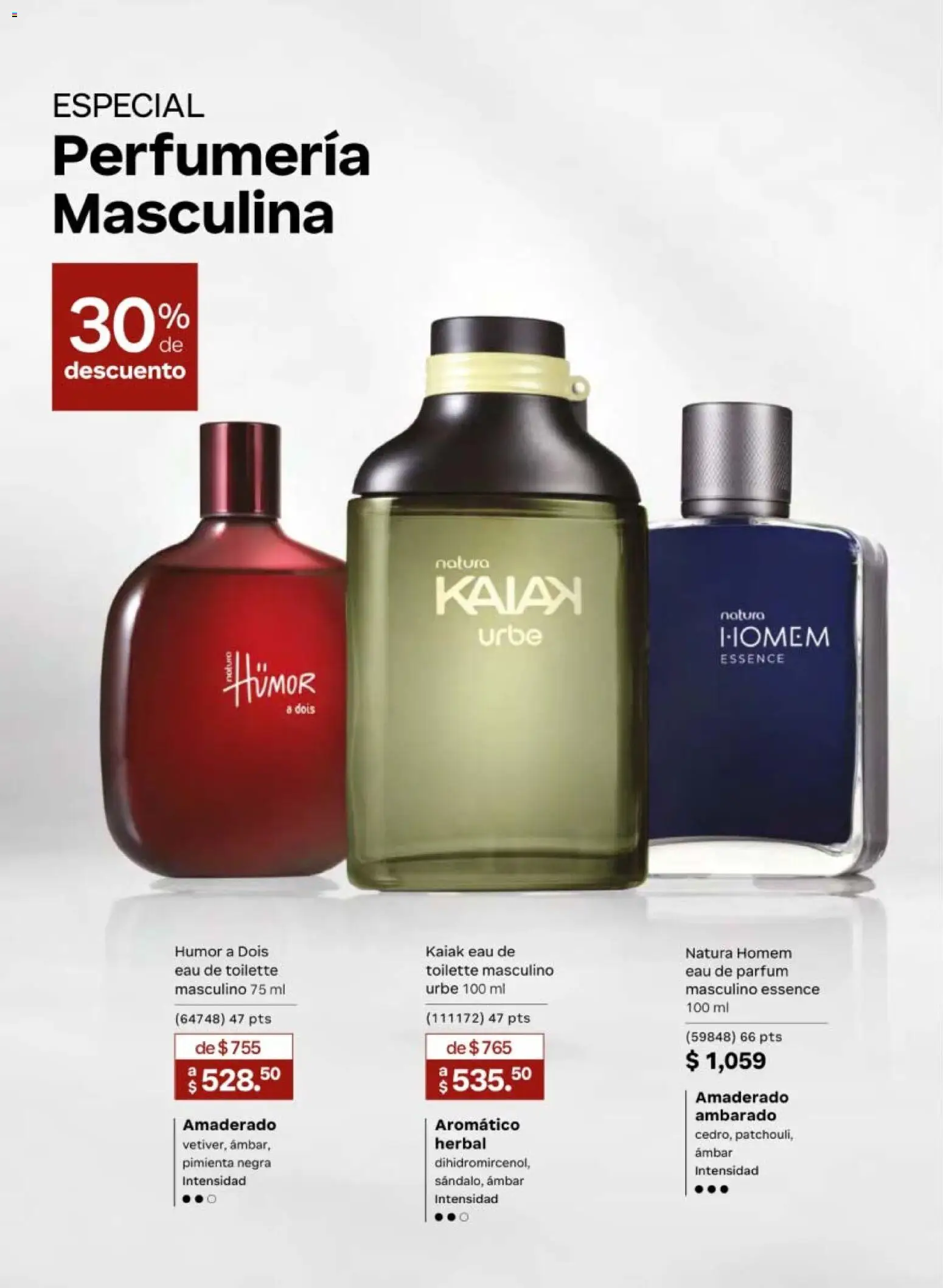 Nuevas ofertas de Natura válidas en toda la República Mexicana desde el 20.02.2026. ¡Encuentra las mejores ofertas en Natura campaña 4 2026! | Página: 20 | Productos: Pimienta, Eau de toilette