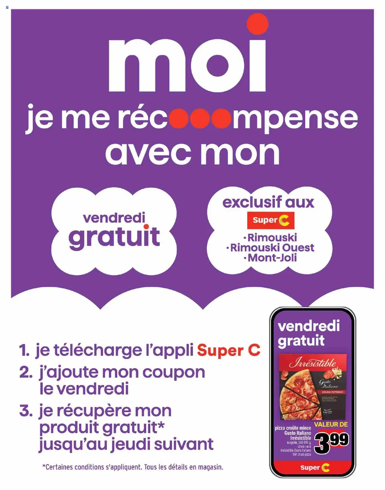 Super C flyer valid from 18.09.2025 | Page: 6 | Products: Pizza