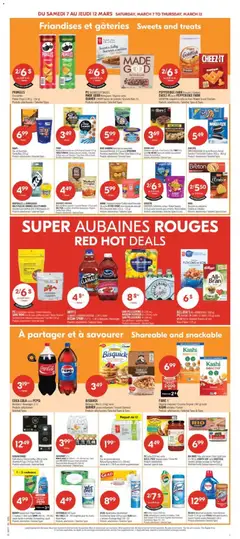 Preview of Pharmaprix weekly flyer / circulaire from shop Pharmaprix valid from 06.03.2026 | Page: 6 | Products: Chips, Flakes, Coffee, Juice