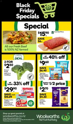 Woolworths South Island catalogue preview  - valid from 24.11.2025