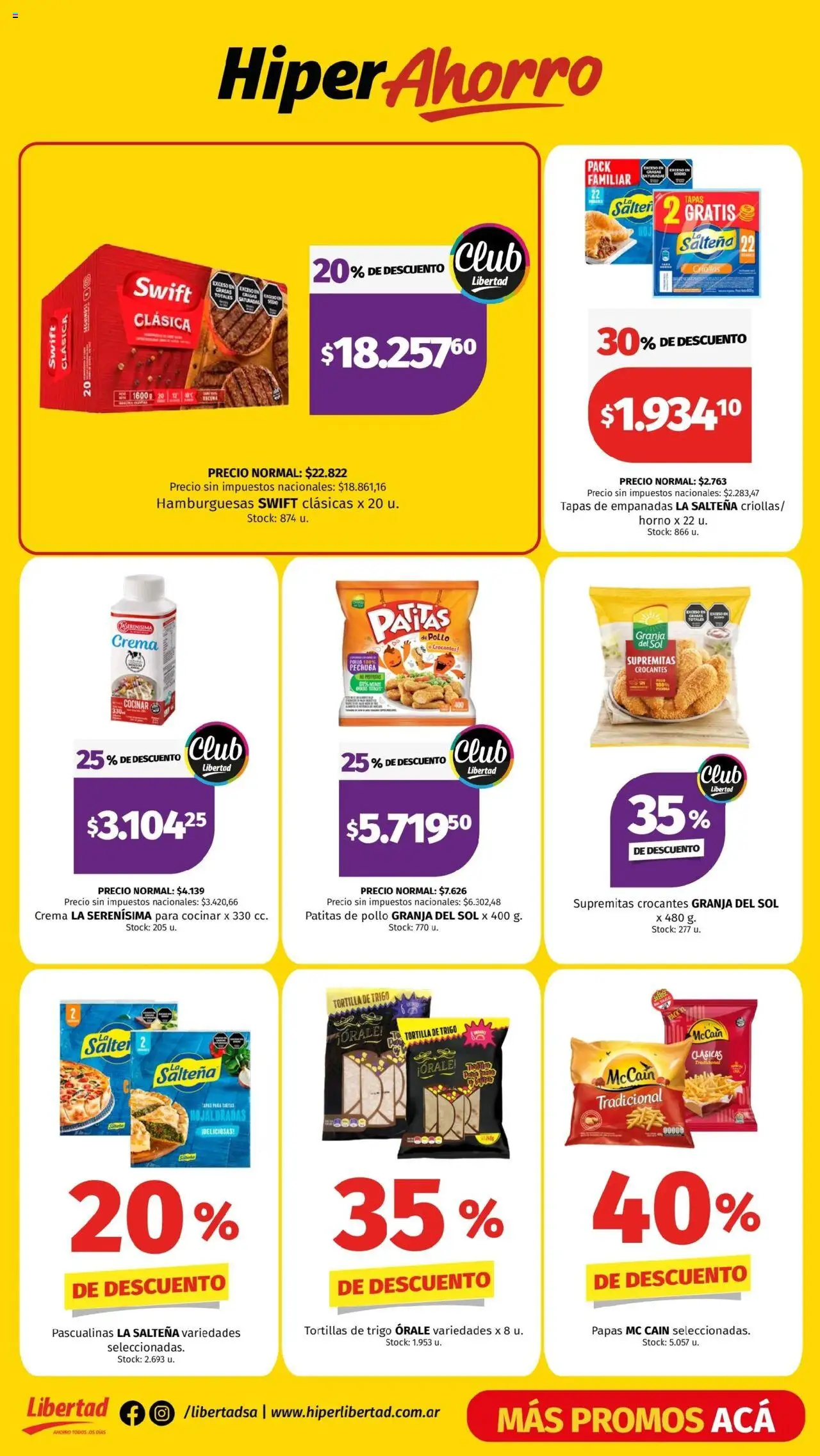 Hipermercado Libertad catálogo │ válido desde el 06.08.2025 | Página: 3 | Productos: Horno, Pollo, Pera, Crema