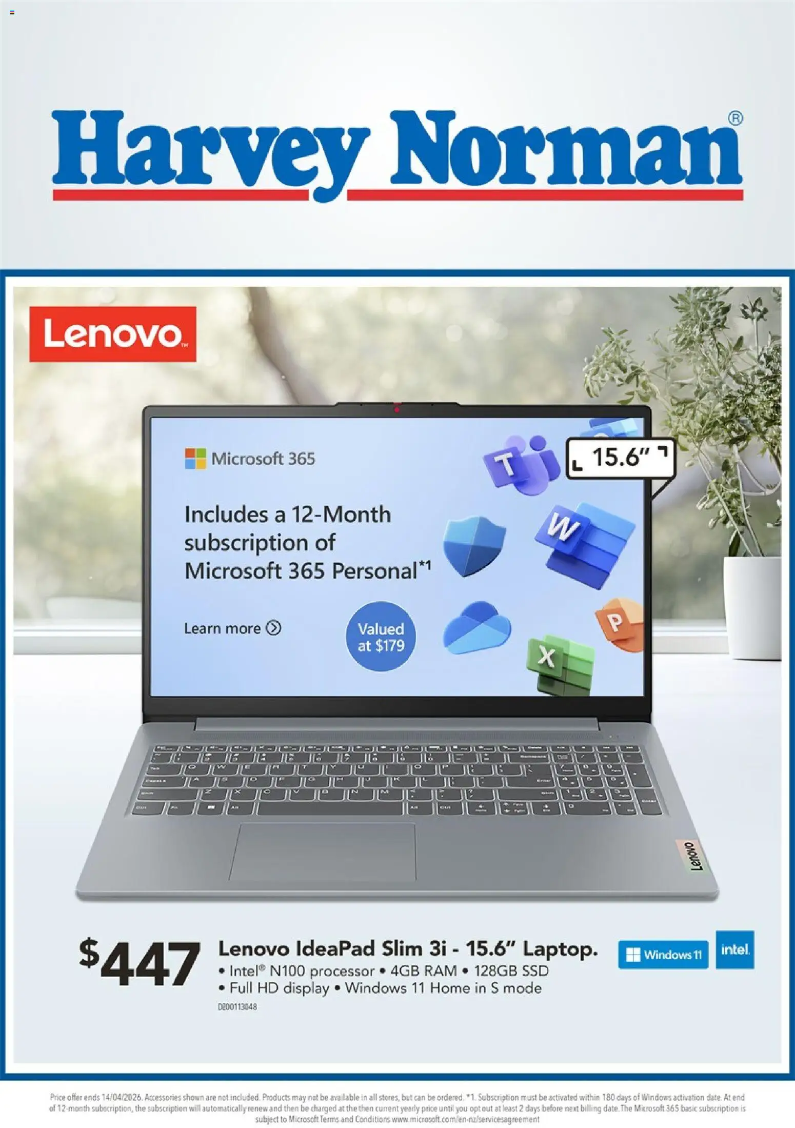 Harvey Norman catalogue from 11.04.2026 | Page: 1