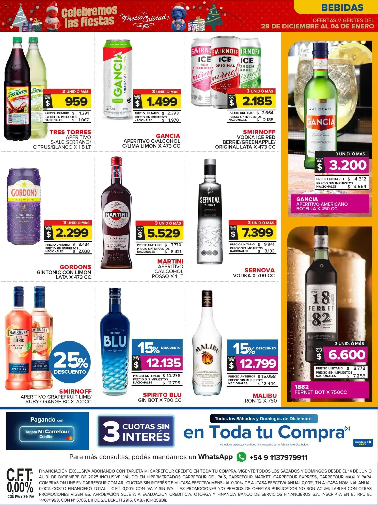 Carrefour Maxi catálogo │ válido desde el 29.12.2025 | Página: 4 | Productos: Vodka, Banco, Lima, Limón