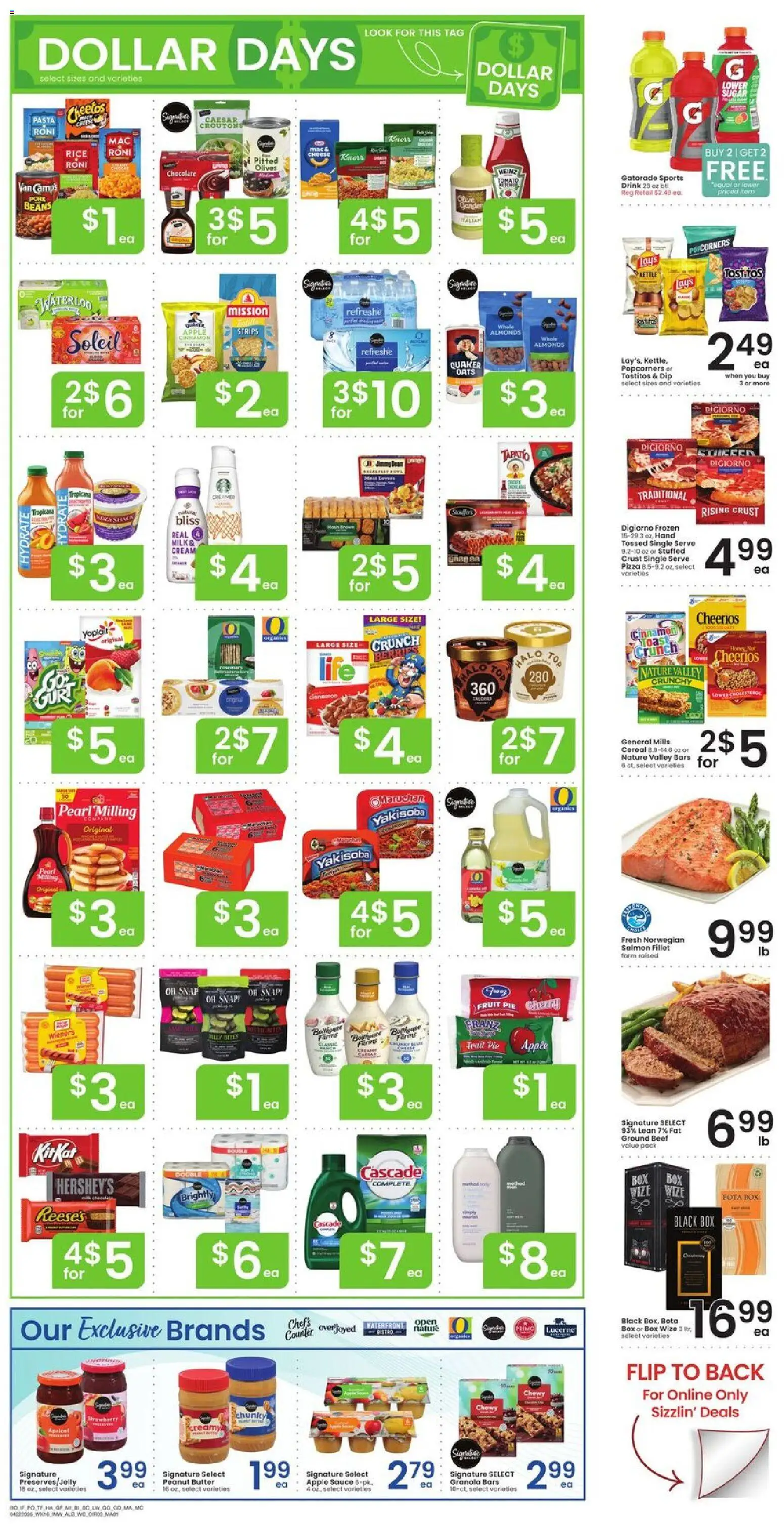 Albertsons Weekly Ad - valid from 22.04.2026 | Page: 2 | Products: Berries, Hand cream, Rice, Pasta