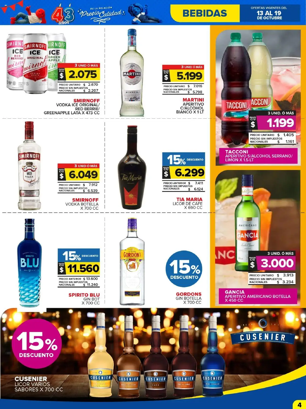 Carrefour Maxi catálogo - Chubut │ válido desde el 13.10.2025 | Página: 4 | Productos: Botella, Limón, Leche, Café