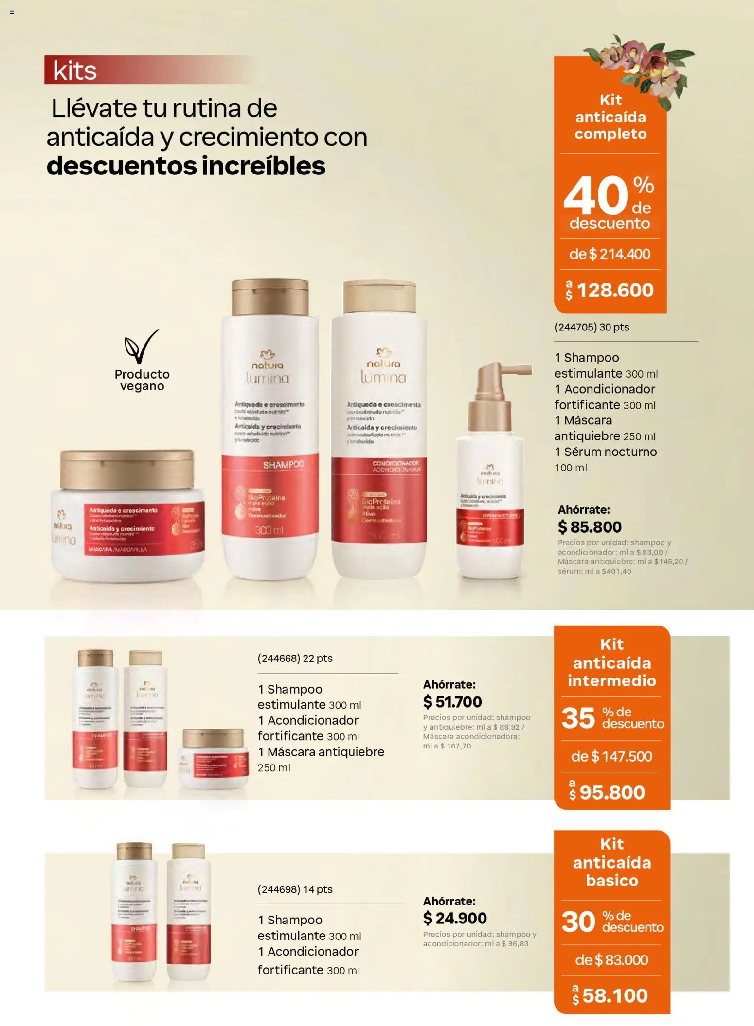 Natura revista - valida desde el 01.03.2026 | Página: 146 | Productos: Serum, Shampoo, Máscara, Acondicionador