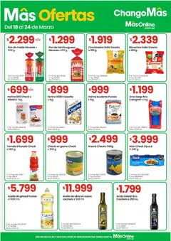 Vista previa Changomas ofertas válido desde el 18.03.2026 | Página: 6 | Productos: Molde, Aceite, Ananá, Tomate