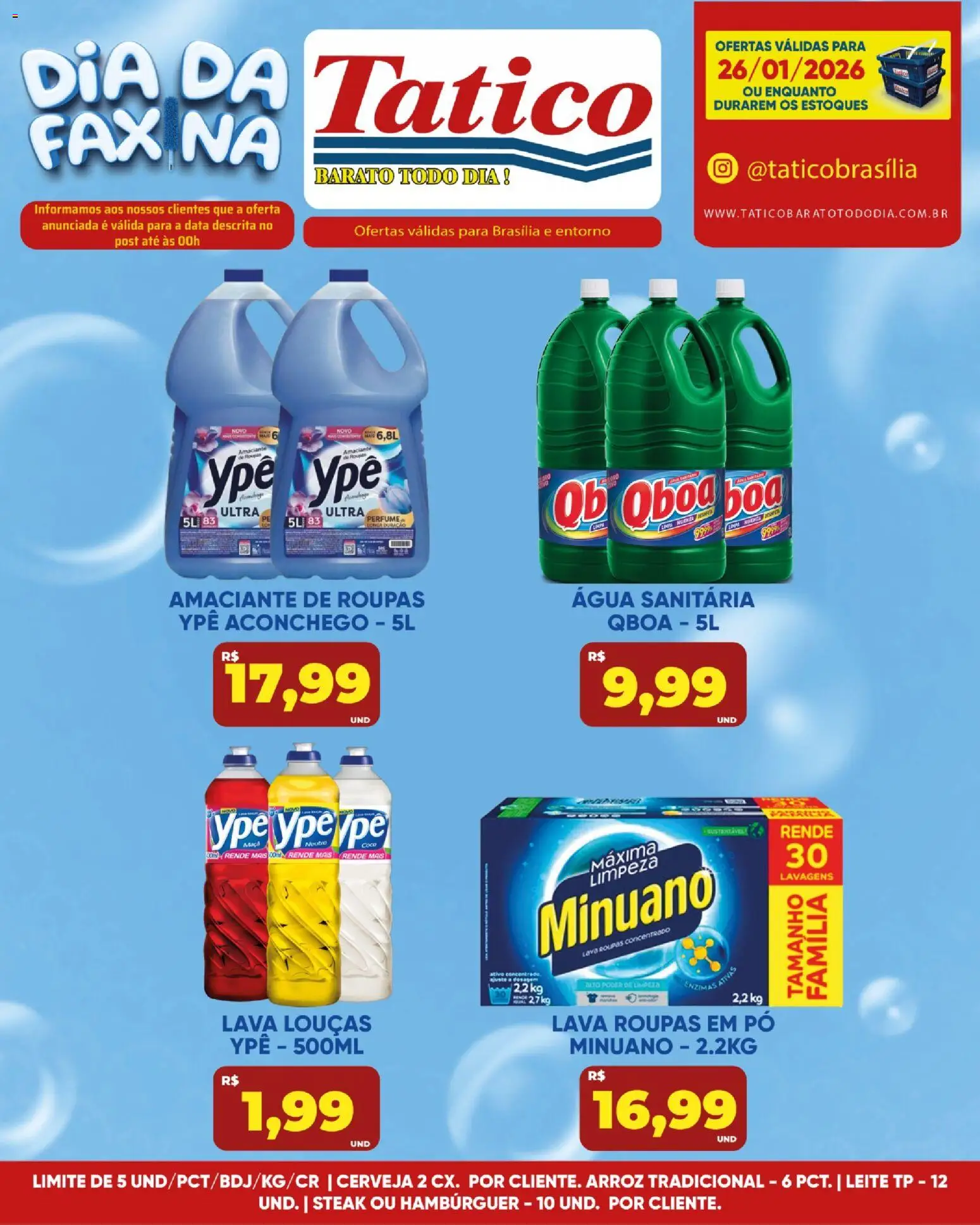 Tatico Folheto - válido de 26.01.2026 | Página: 15 | Produtos: Perfume, Amaciante de roupas, Cerveja, Água sanitária