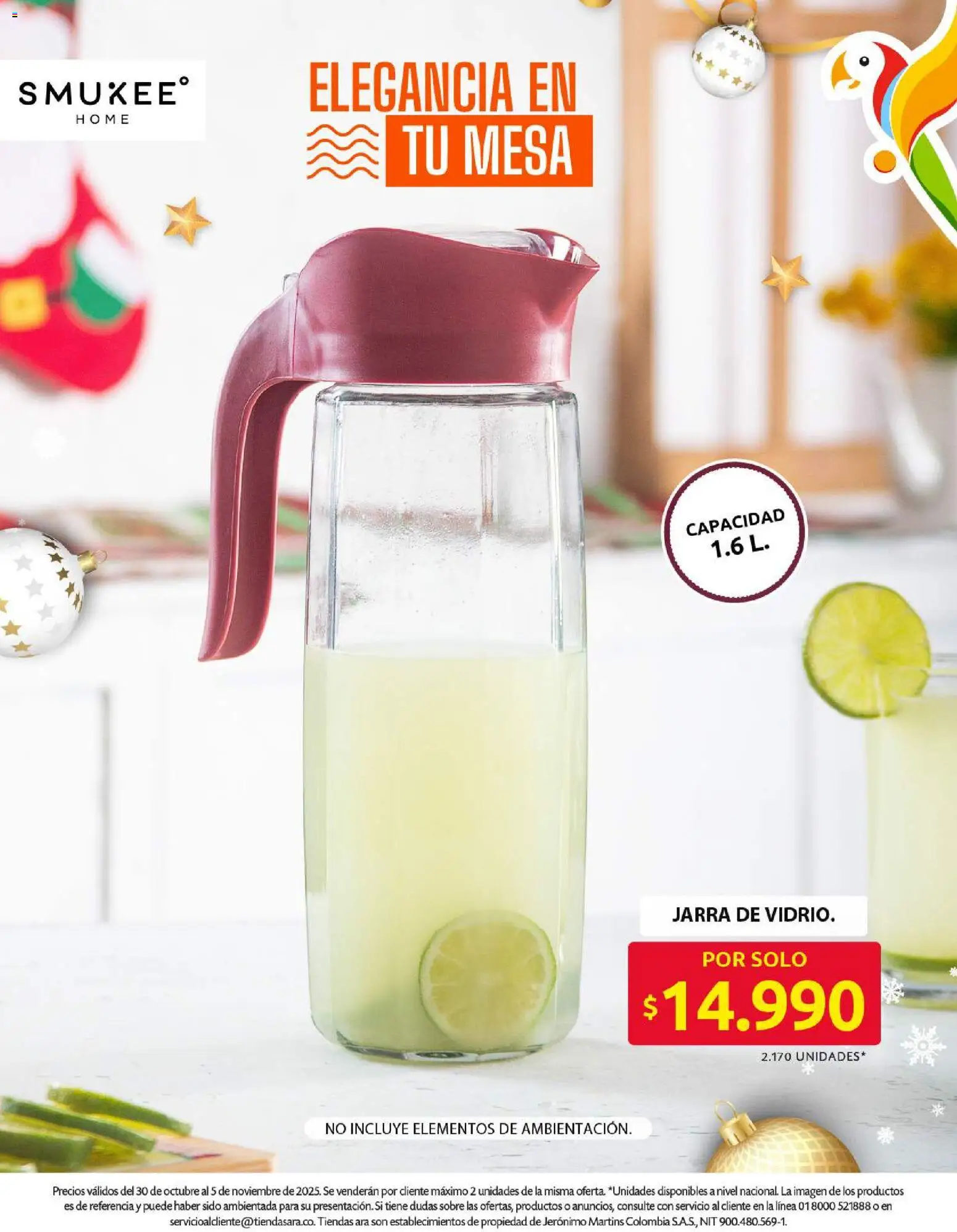 Ara revista - valida desde el 30.10.2025 | Página: 20 | Productos: Jarra, Sobre, Mesa