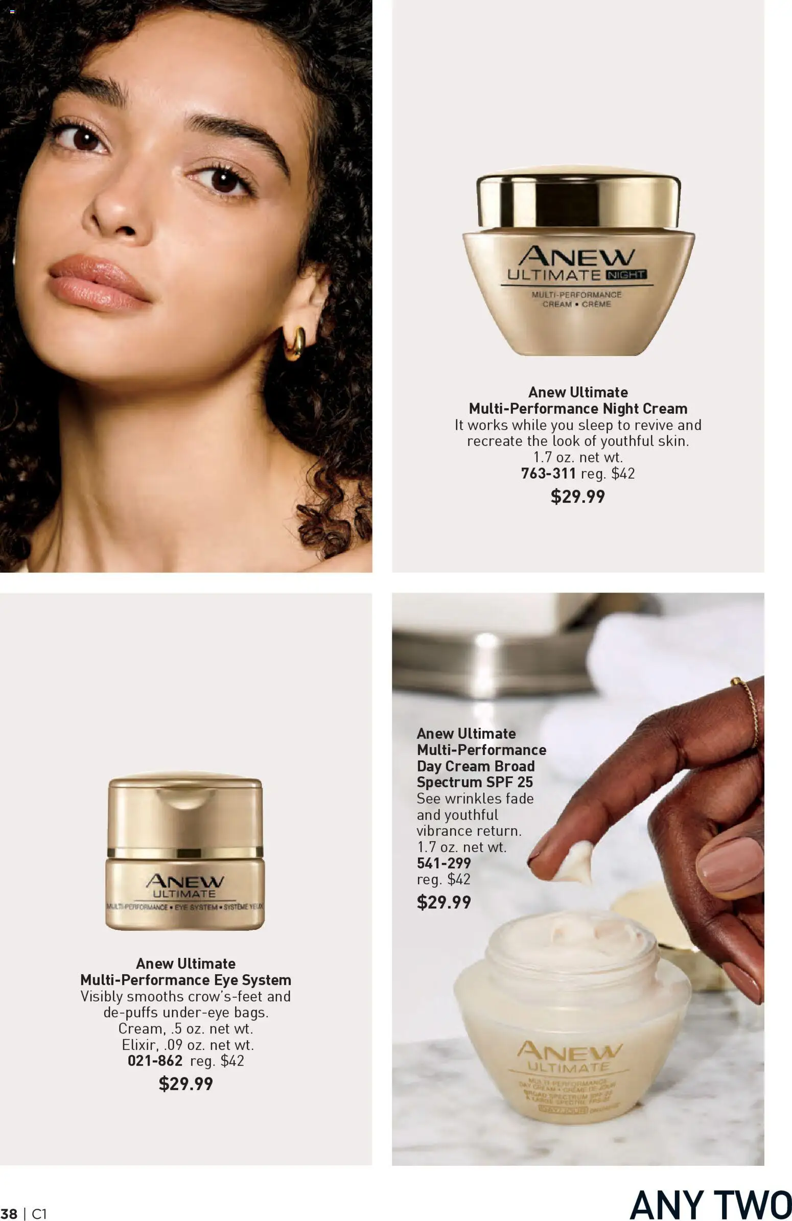 Avon Brochure - valid from 31.12.2025 | Page: 38 | Products: Night Cream, Cream