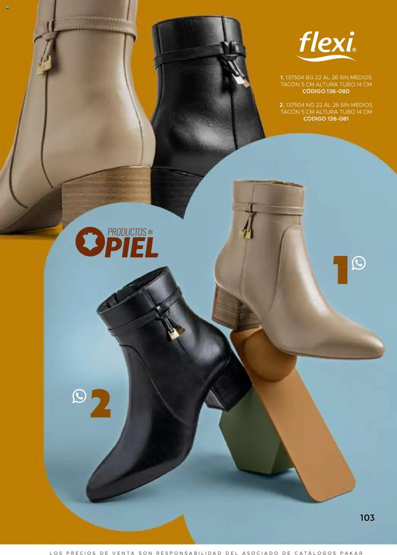 Nuevas ofertas de SC Pakar válidas en toda la República Mexicana desde el 24.07.2025. ¡Encuentra las mejores ofertas en SC Pakar - Catálogo Bota! | Página: 103